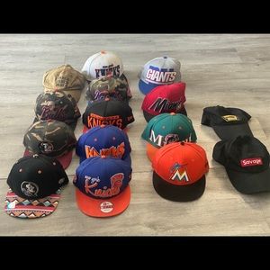 NBA/NFL Snapbacks and Strapbacks.